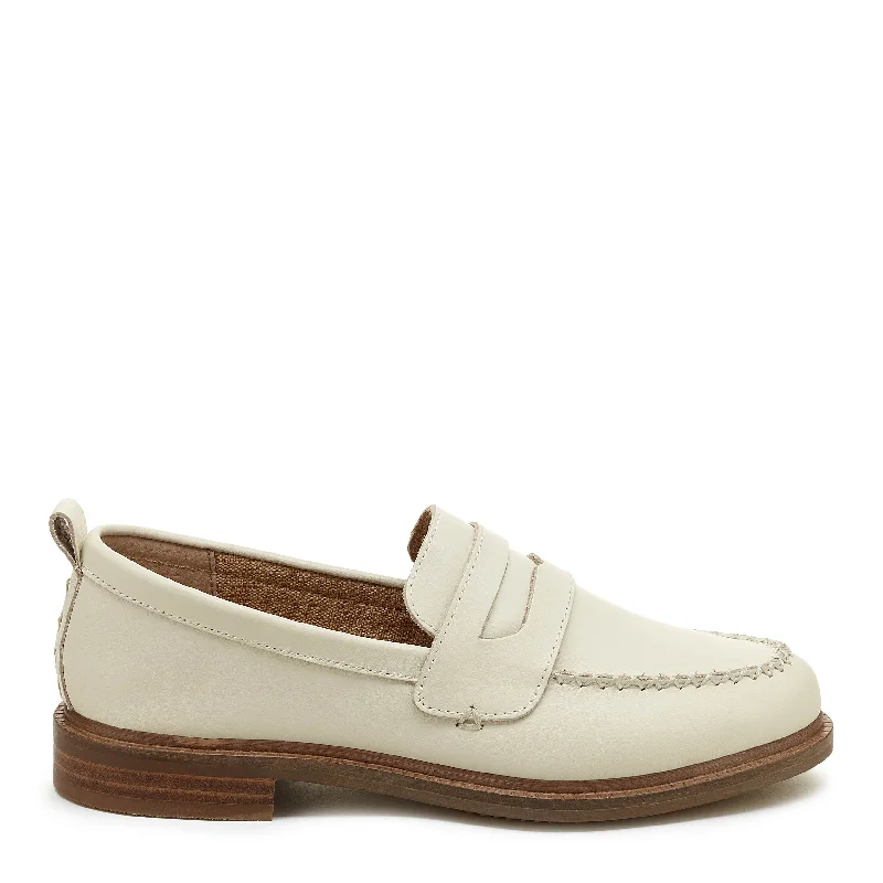 loafers for warm weather styleLoafers with Smooth FinishLens Salt Natural Leather Loafers