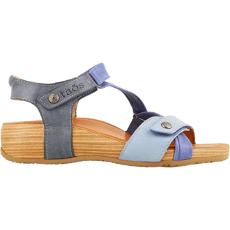 sandals for formal events and weddingsWomen's Taos Multiverse Blue Multi Leather