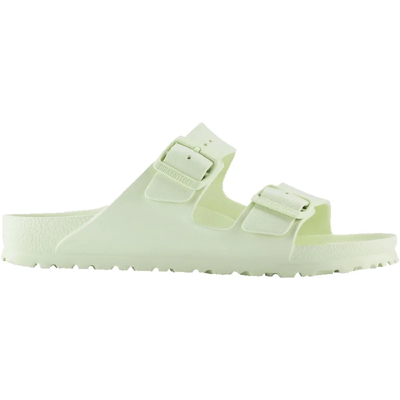 sandals with lightweight straps for relaxed wearWomen's Birkenstock Arizona Essentials Faded Lime EVA