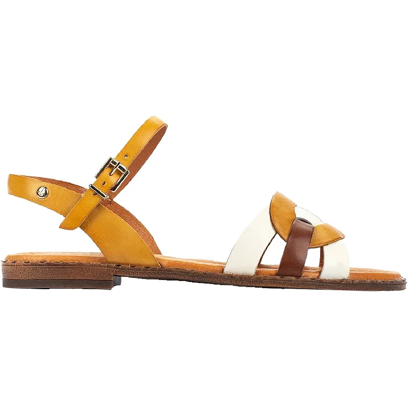 sandals with ankle support for added stabilityWomen's Pikolinos Algar WOX-0868C2 Honey Leather