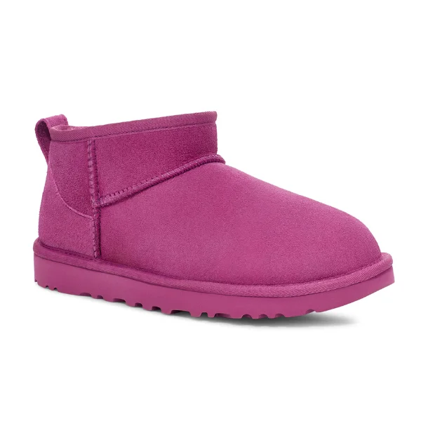 Comfortable outdoor boots for women with slip-resistant tread-UGG Women's Classic Ultra Mini Boot Purple