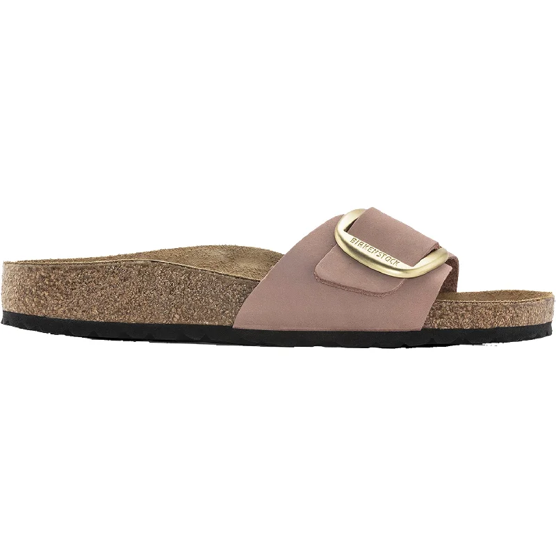 sandals for both indoor and outdoor useWomen's Birkenstock Madrid Big Buckle Old Rose Nubuck