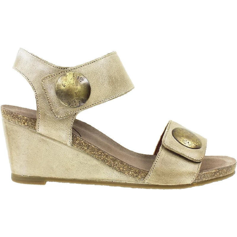 sandals for summer fun with adjustable strapsWomen's Taos Carousel 2 Taupe Leather