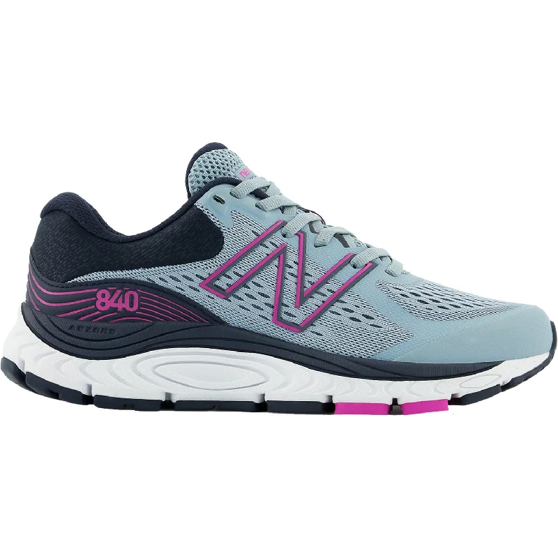 athletic shoes for women with anti-microbial lining for fresh feet-Athletic shoes for long walksWomen's New Balance W840CM5 Cyclone/Eclipse/Magenta Pop Synthetic/Mesh