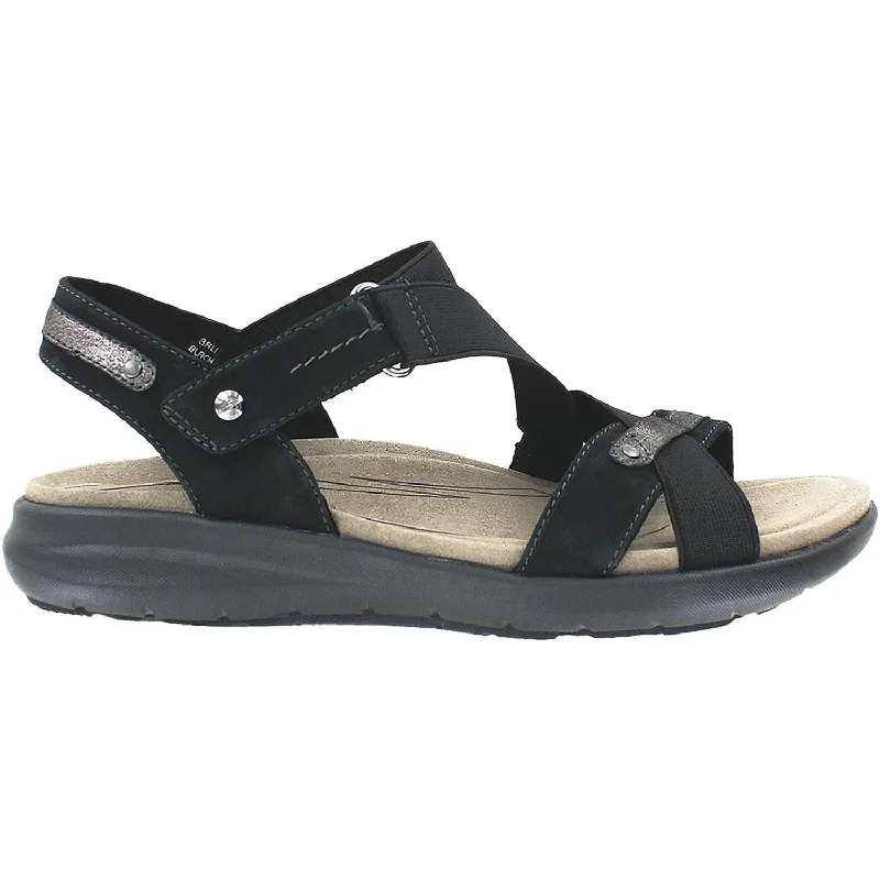 sandals with elegant straps for stylish lookWomen's Earth Bali Black Nubuck