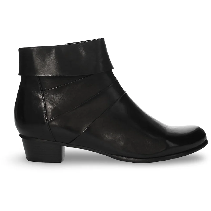 Trendy boots for women with rounded toe and stacked heel-Stefany 387