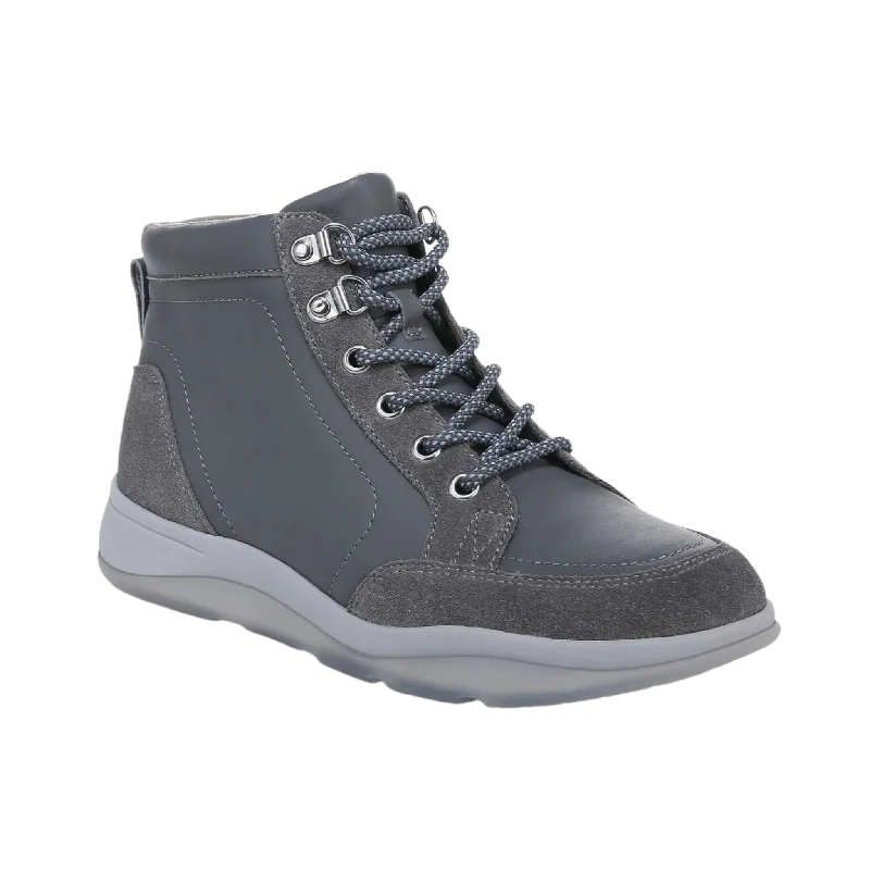 Comfortable high-top boots for women with padded collar-Whitely Boot