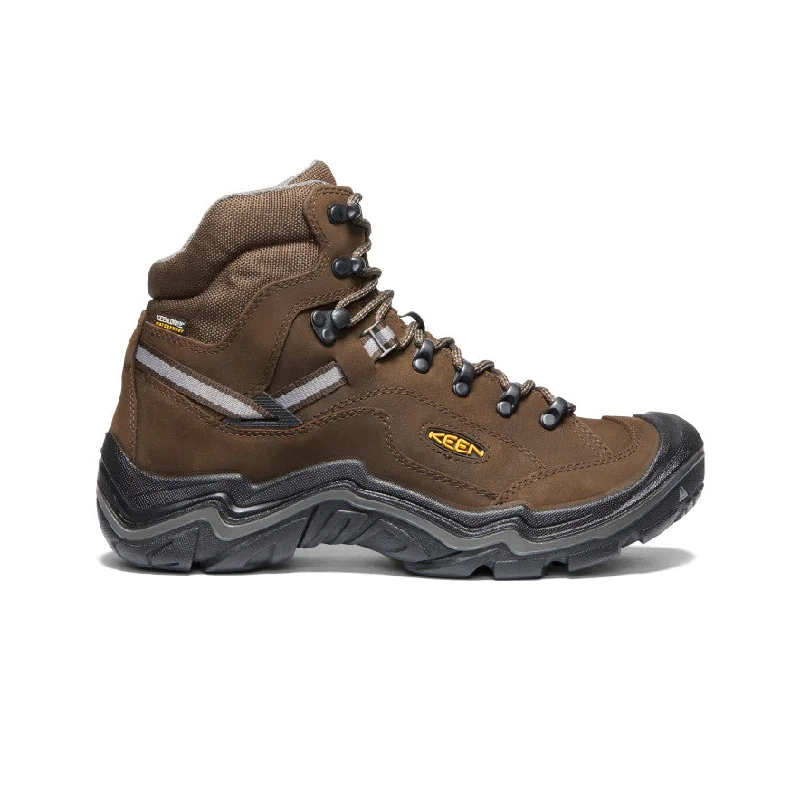 Trendy boots for men with thick sole-Men's Durand II Waterproof Boot  |  Cascade Brown/Gargoyle