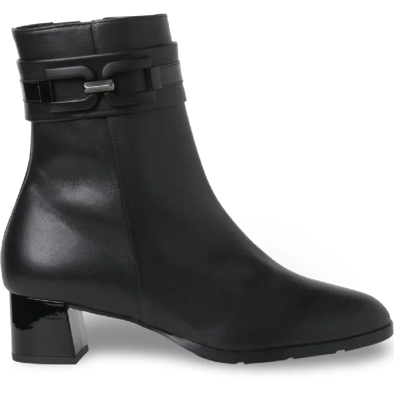 Stylish boots for women with gold accent buckle-Cara 304850