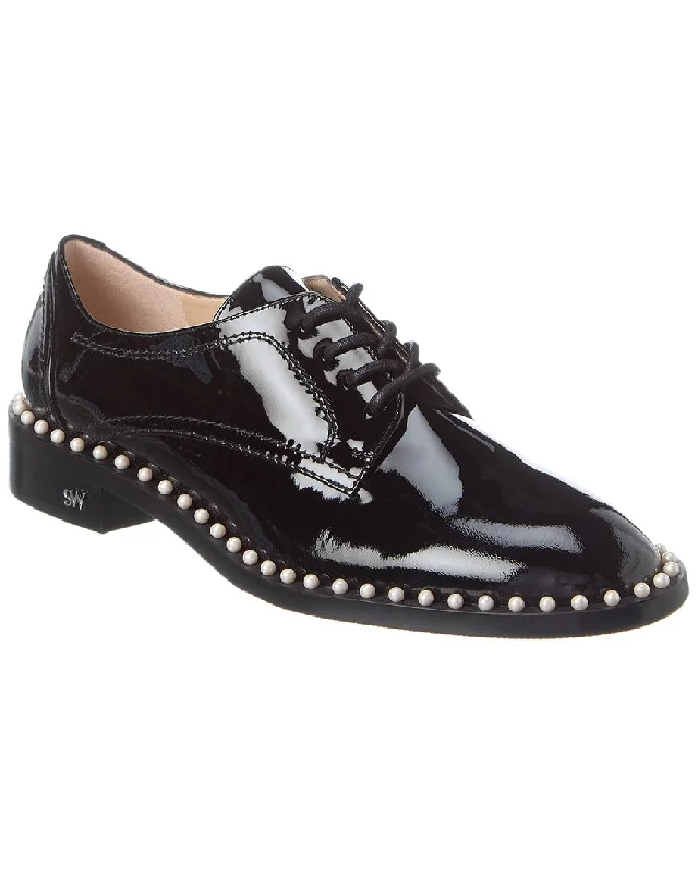 versatile Oxford shoes for any occasion -Oxfords Casual DayStuart Weitzman Kiran Pearl Patent Oxford