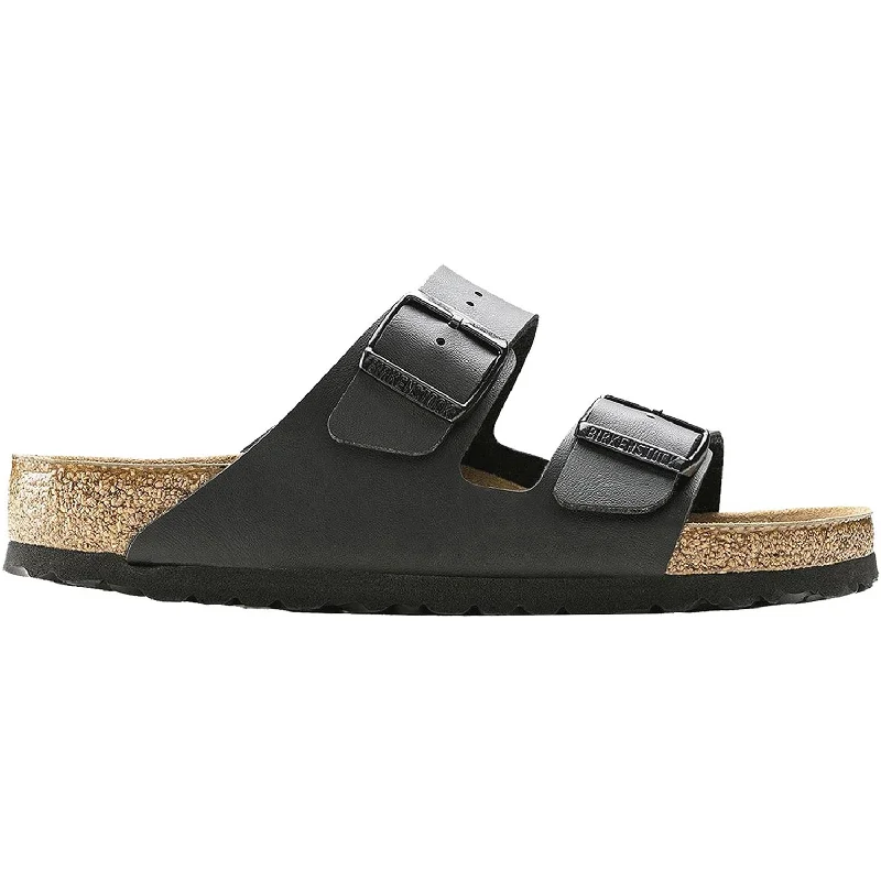 sandals for stylish fashion looksUnisex Birkenstock Arizona Soft Footbed Black Birko-Flor