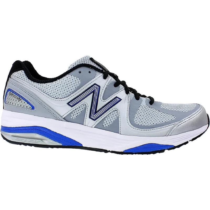 athletic shoes for running with breathable upper for hot weather-Athletic shoes for rugged adventuresMen's New Balance M1540SB2 Running Shoes Silver/Blue Synthetic/Mesh