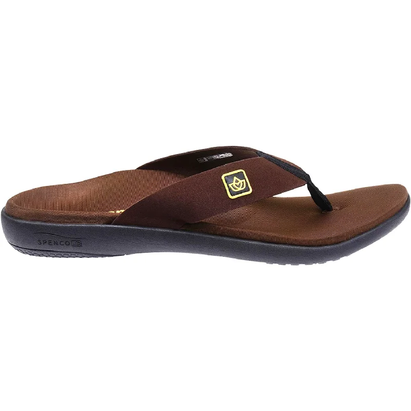 sandals for women with woven detailingMen's Spenco Yumi Pure Chocolate Synthetic