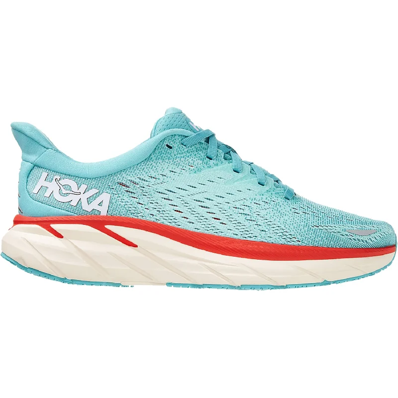 athletic shoes for men with waterproof design for rainy conditions-Minimalist athletic shoes for runningWomen's Hoka One One Clifton 8 Aquarelle/Eggshell Blue Mesh