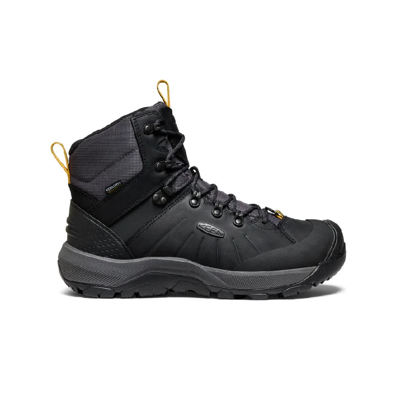 Durable snow boots for women with rubberized tread-Men's Revel IV Polar Waterproof Boot  |  Black/Magnet