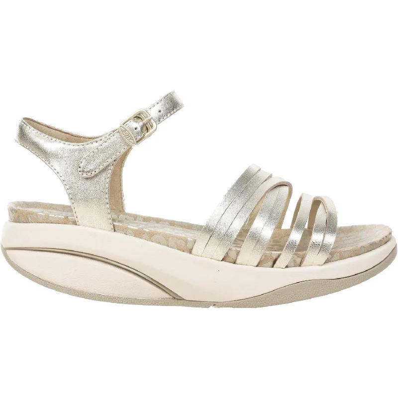 sandals for sporty outdoor activitiesWomen's MBT Kaweria 6 Champagne Leather