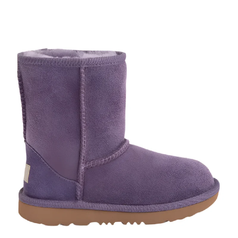 Durable hiking boots for men with rugged tread-Ugg Toddler Girls Classic II Suede Boot Lilac Mauve