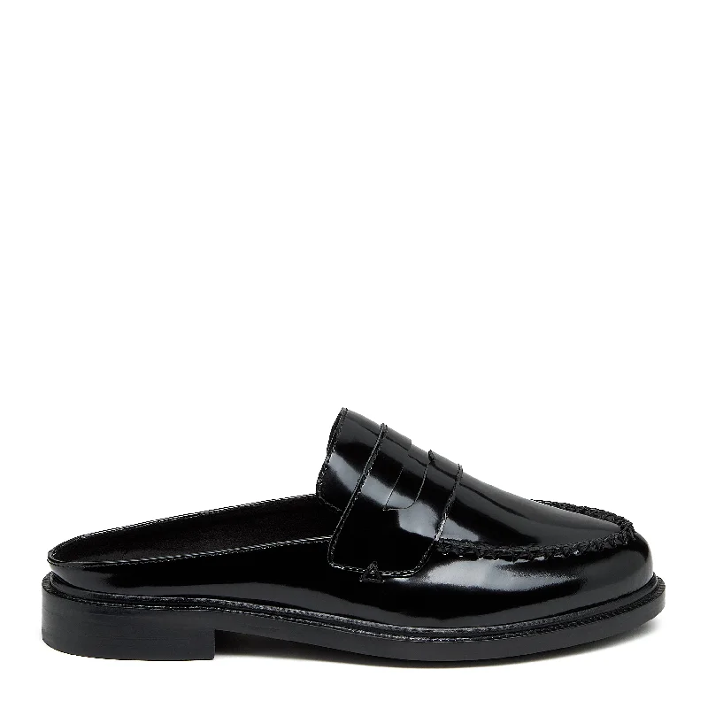 loafers for stylish outings and eventsLoafers with Enhanced DurabilityLock Black Loafer Mules