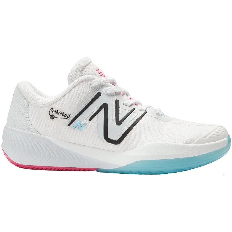 athletic shoes for women with padded heel collar for support-Athletic shoes for fitness fansWomen's New Balance WCH996PB FuelCell 996 White/Grey/Team Red Mesh