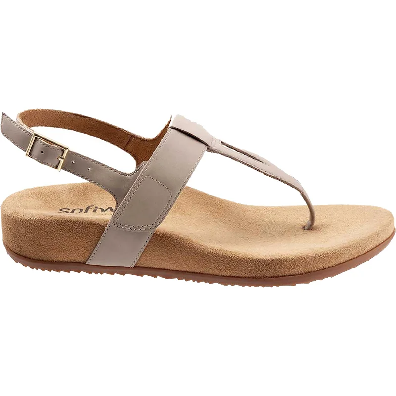 sandals for summer adventures with breathable designWomen's SoftWalk Brea Grey Leather