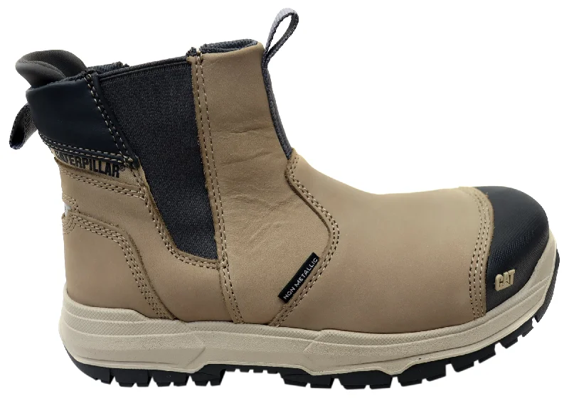 Comfortable outdoor boots for men with plush lining-Caterpillar Mens Comfortable Propane 2.0 Composite Toe Boots