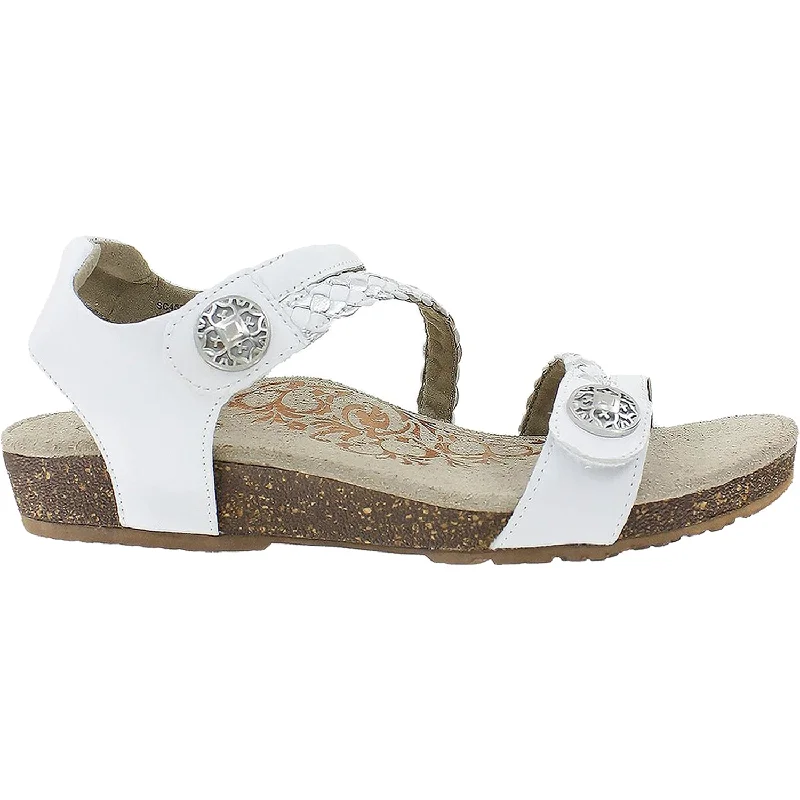 sandals for both outdoor fun and casual wearWomen's Aetrex Jillian White Leather