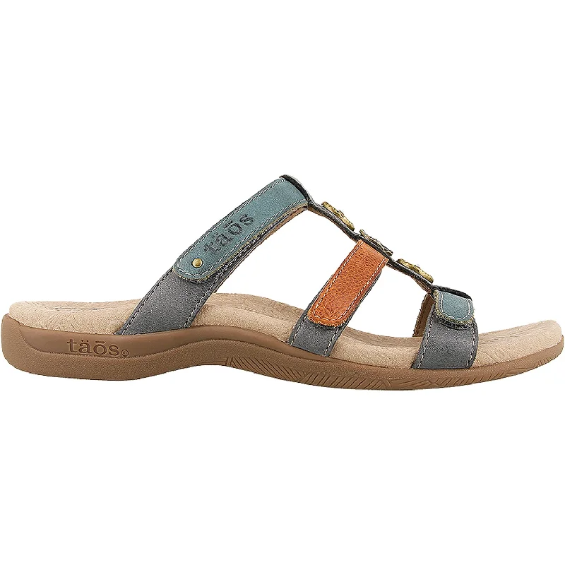 sandals for both casual outings and formal eventsWomen's Taos Prize 4 Teal Multi Leather