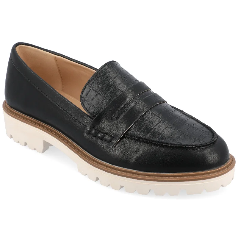 Flats with adjustable straps for added support-Flats with cool fit-Journee Collection Women's Tru Comfort Foam Narrow Width Kenly Flats