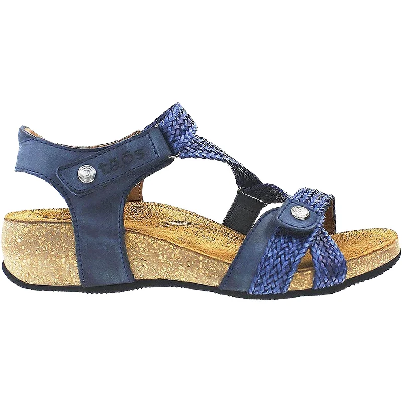 sandals for stylish summer day tripsWomen's Taos Trulie Navy Leather