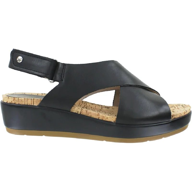 sandals with arch support for menWomen's Pikolinos Mykonos W1G-0757 Black Leather