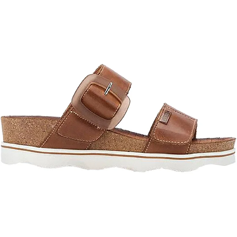 sandals for both comfort and style at summer eventsWomen's Pikolinos Menorca W6E-0596 Brandy Leather