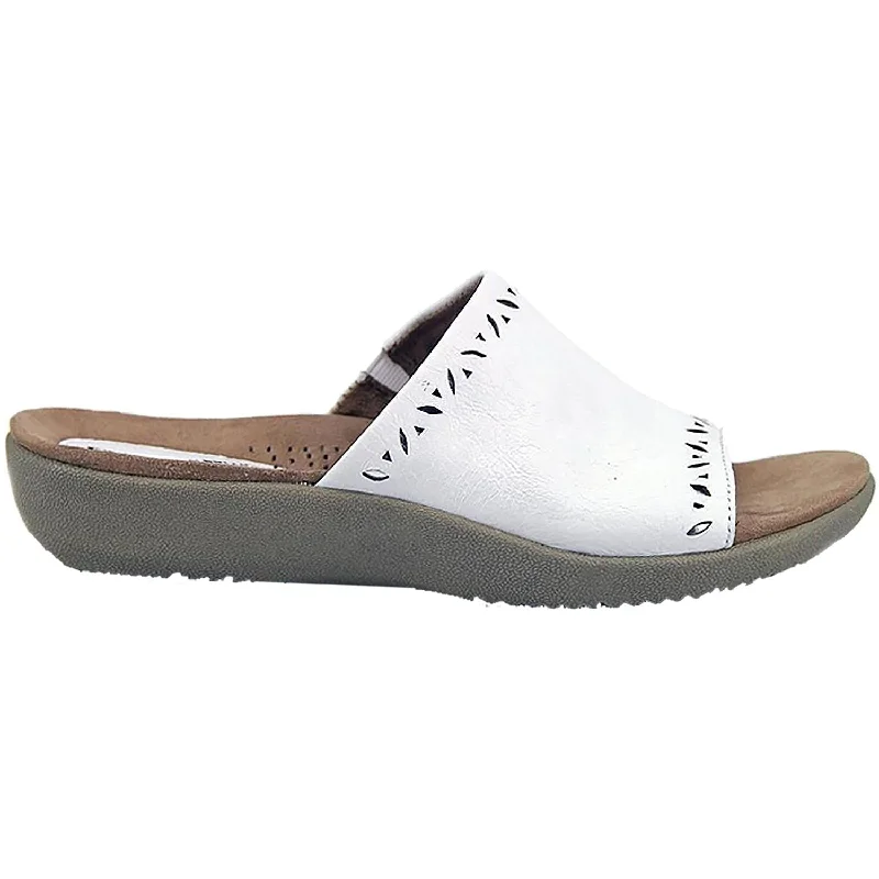 sandals for men with simple and classic designWomen's Earth Valorie White Leather