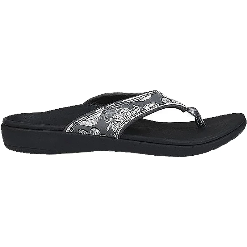 sandals for relaxed, laid-back styleWomen's Spenco Yumi Tropical Black Synthetic