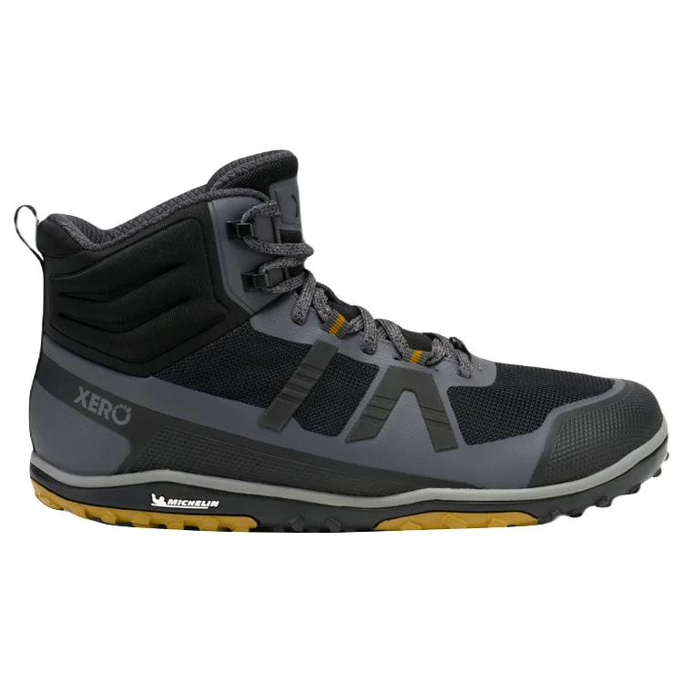 Durable boots for men with leather finish-Xero Scrambler Mid II Asphalt/Black