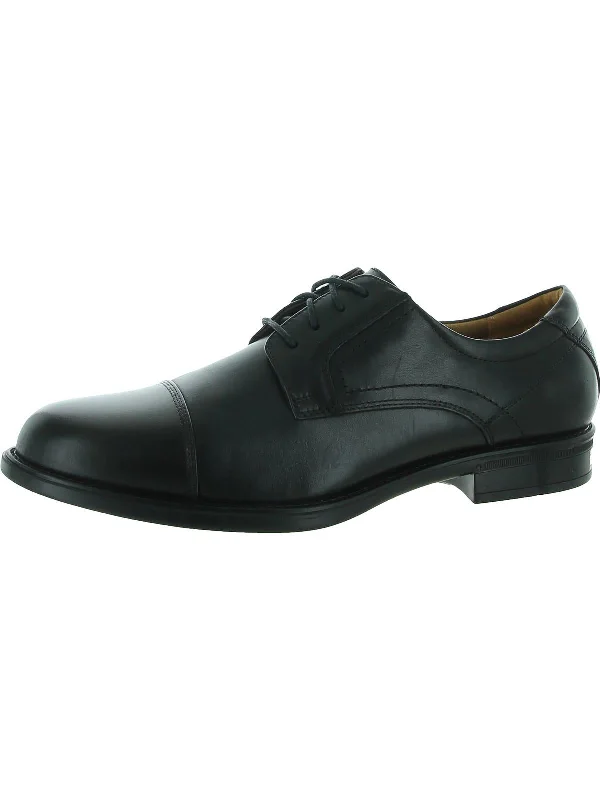 Oxfords with durable sole for work -Oxfords Retail ShopCenter Cap Oxford  Mens Leather Lace-Up Cap Toe Oxfords