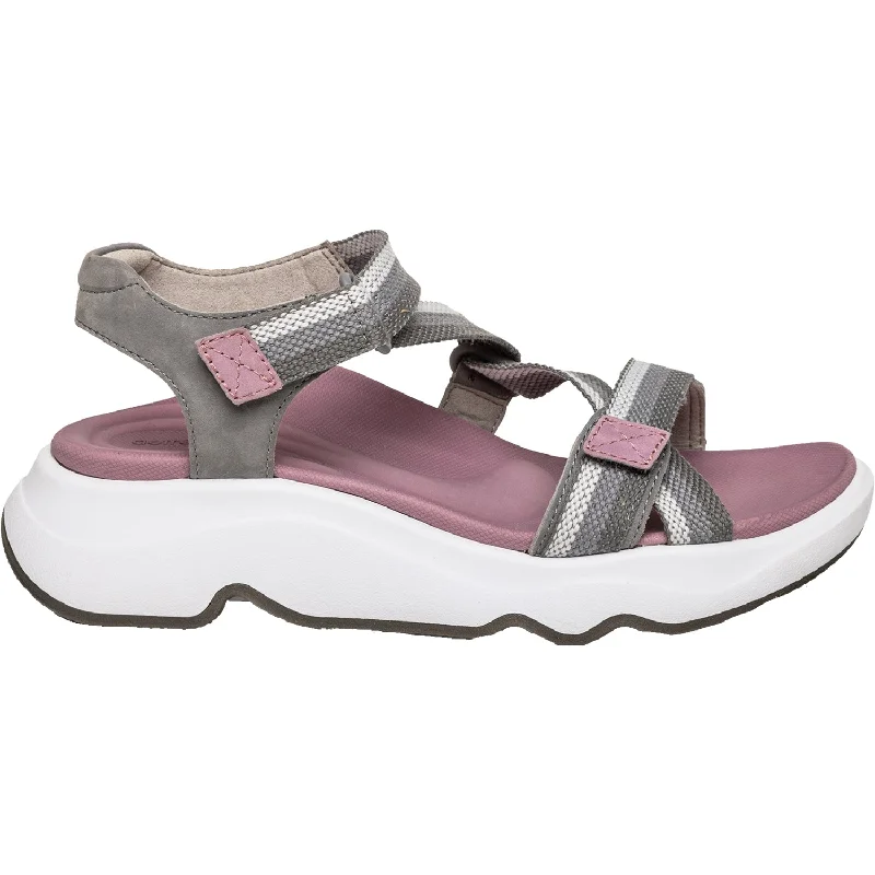 sandals for outdoor events with chic styleWomen's Aetrex Marz Grey Fabric