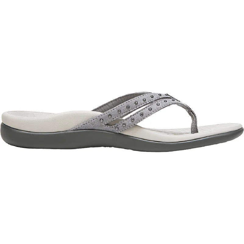 sandals for kids with easy-to-wear strapsWomen's Vionic Tasha Slate Microfiber