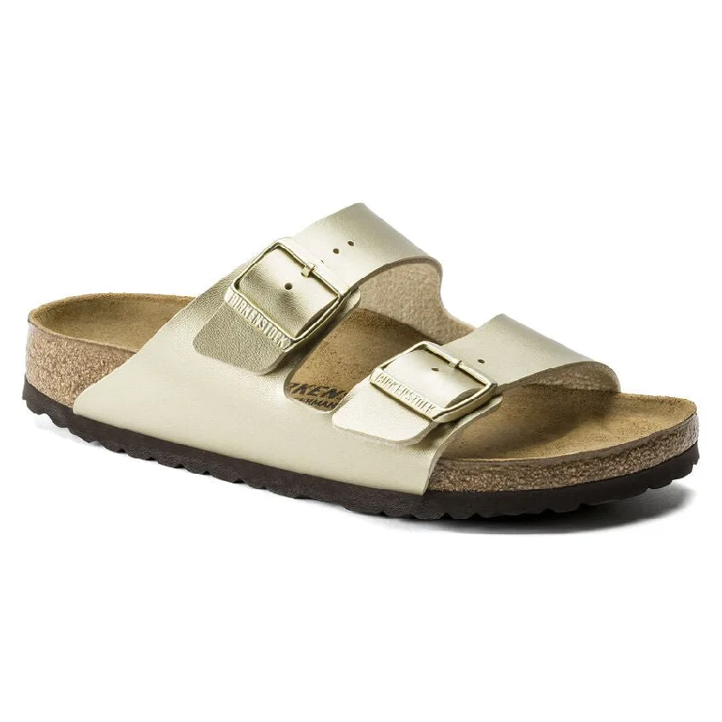 sandals for kids with comfortable and secure designBirkenstock Arizona Birko-Flor Gold