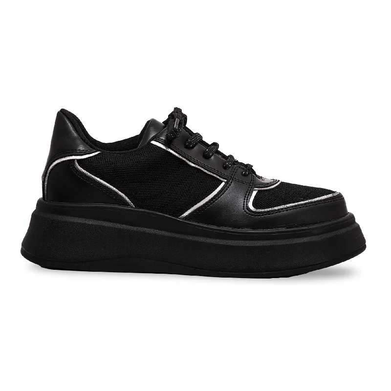 athletic shoes for women with flexible midsole for natural movement-Athletic shoes for long-lasting comfortBlack Casual Sneaker AT7367