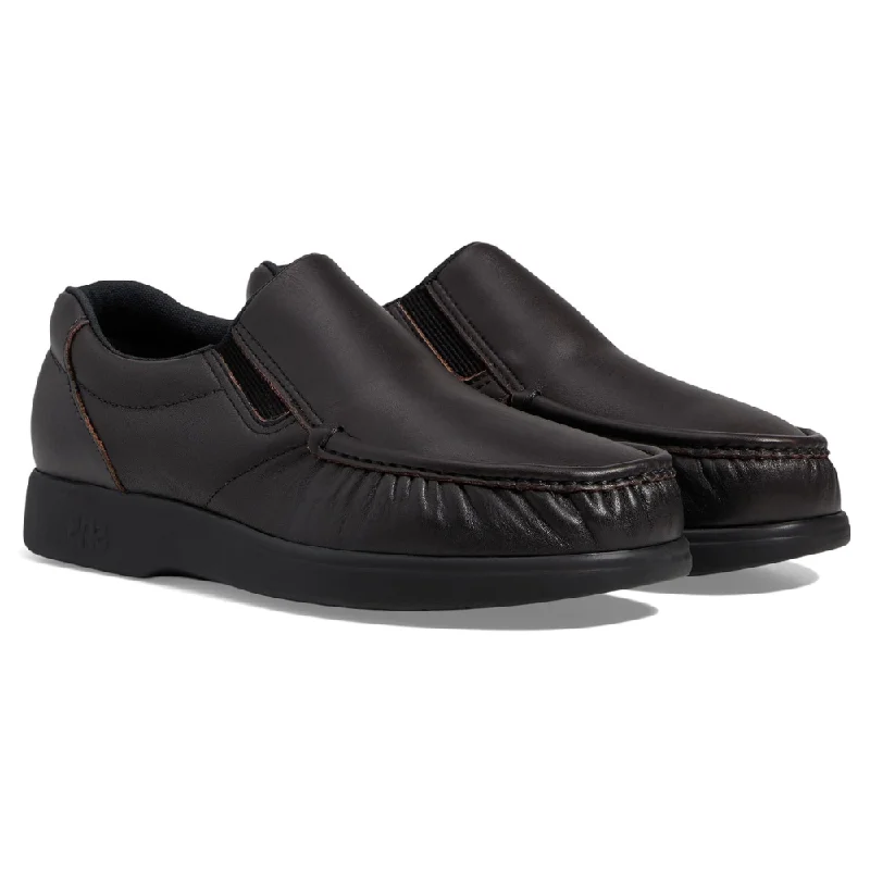 loafers for everyday wear with contemporary lookLoafers with Moisture ControlSAS Side Gore Cacao Leather Loafer (Men's)