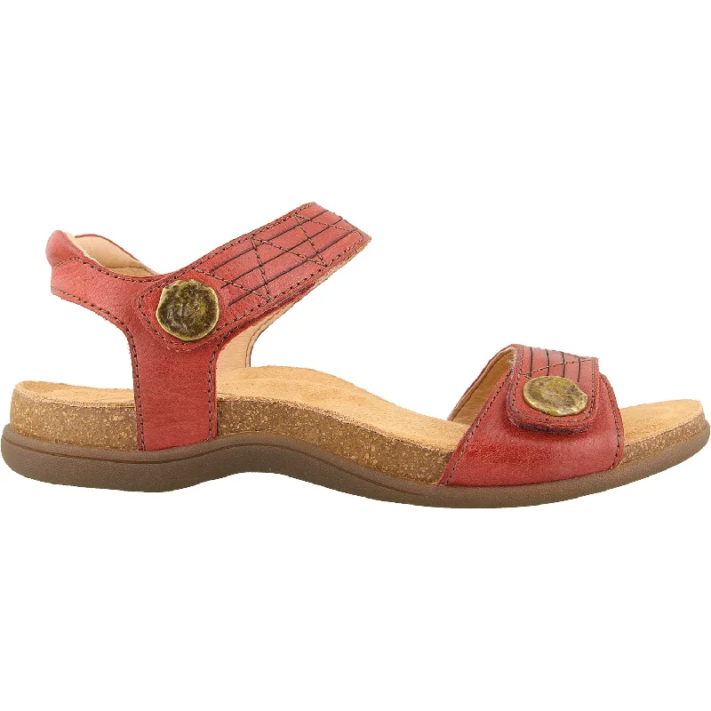 sandals with fashionable straps for extra styleWomen's Taos Pioneer Red Leather