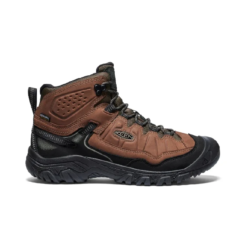 Classic work boots for men with steel toe protection-Keen Targhee IV Waterproof Hiking Boot