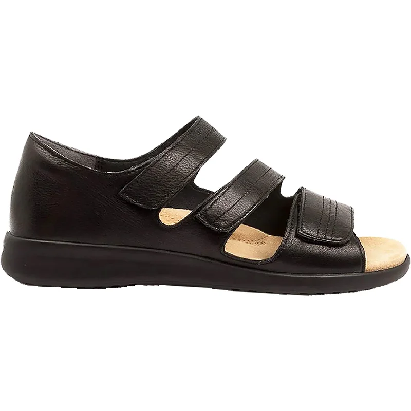 sandals with foot support for long walksWomen's Ziera Bardot Black Leather