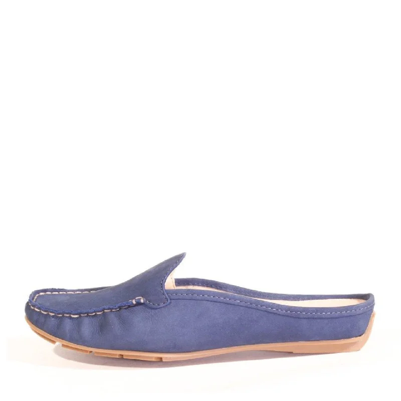 loafers with polished toe cap for stylish finishLoafers with Hard FitCybil Open Back Loafers