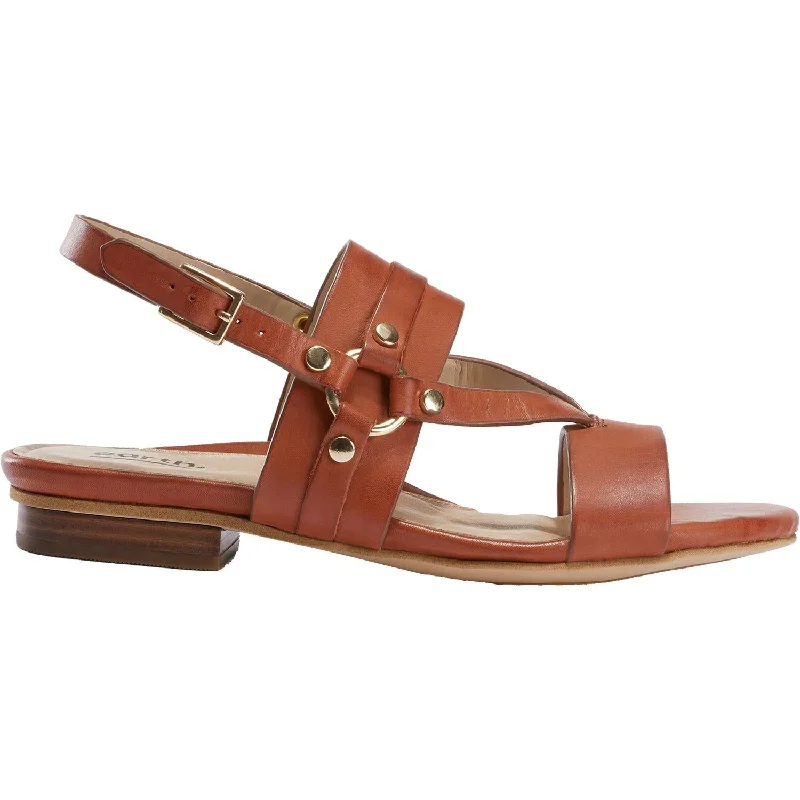 sandals with breathable straps for all-day useWomen's Earth Delos Burnt Brick Calf Leather