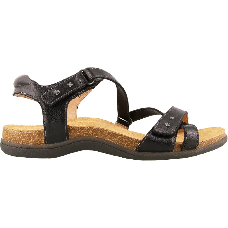 summer sandals with stylish designsWomen's Taos Grand Z Black Leather