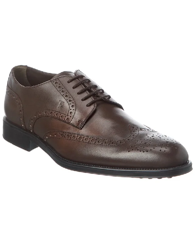 versatile Oxford shoes for stylish business wear -Oxfords Glossy LookTOD’s Leather Oxford