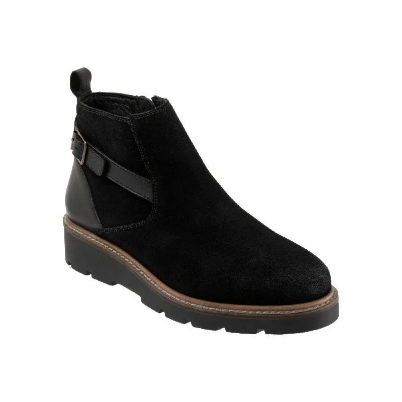 Casual boots for women with fuzzy lining for warmth-Waneta