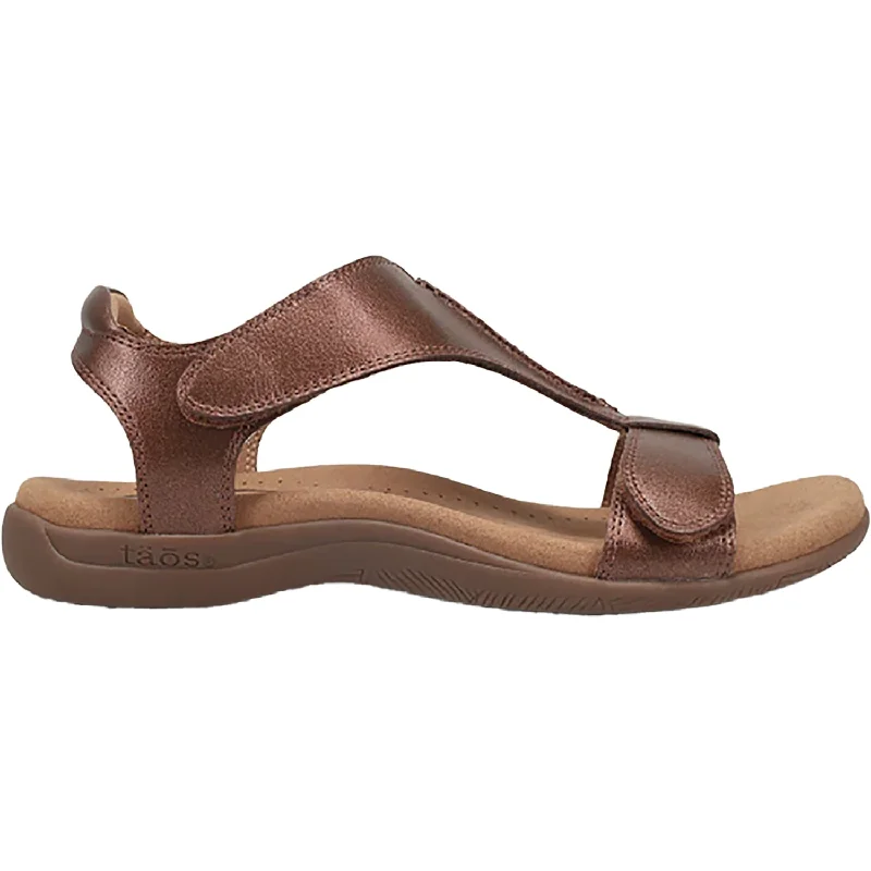 sandals for both casual and travel looksWomen's Taos The Show Bronze Leather