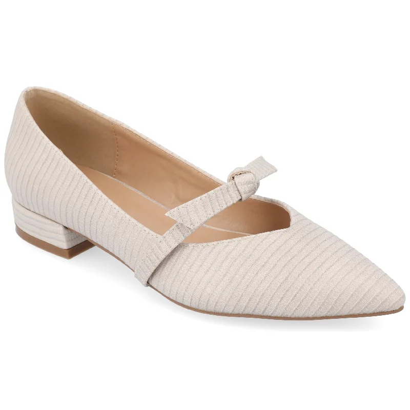 Flats with fun colors for a pop of brightness-Flats with chic comfort-Journee Collection Women's Cait Wide Width Flats